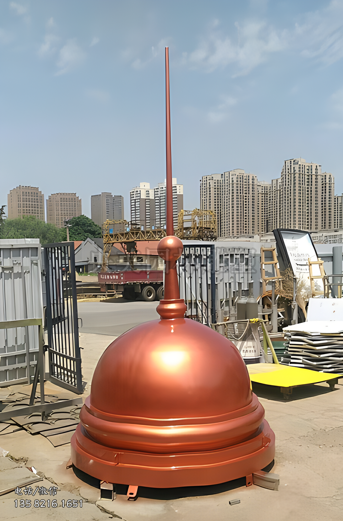 不銹鋼鍛造避雷針雕塑