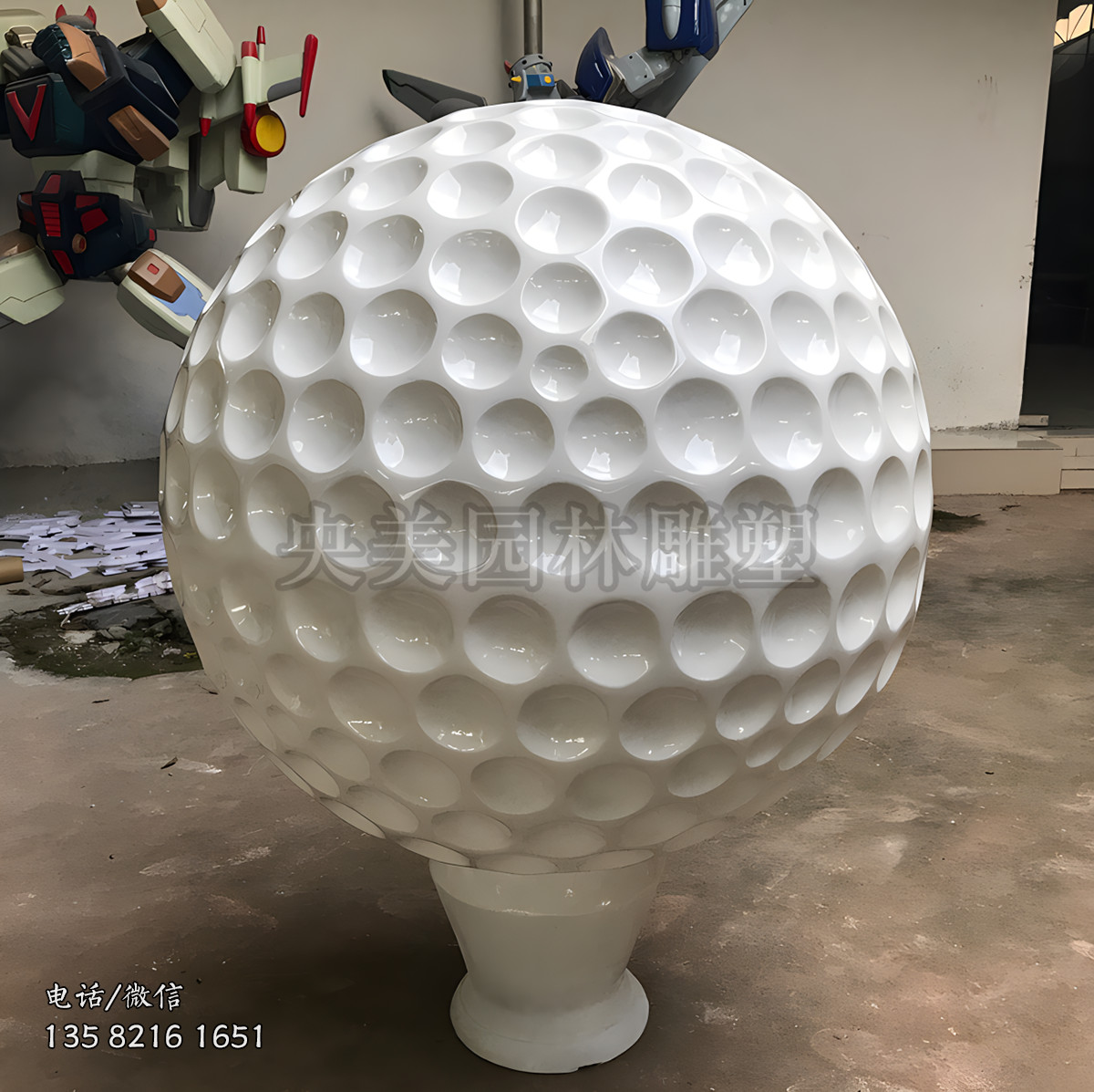 高爾夫球雕塑擺件