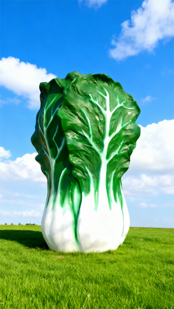 玻璃鋼仿真白菜雕塑 (11)