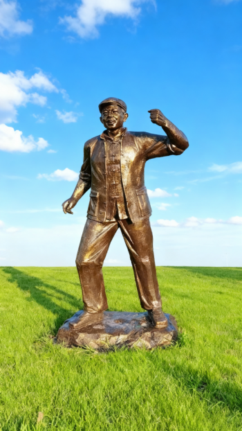 玻璃鋼仿銅紅軍雕塑 (61)