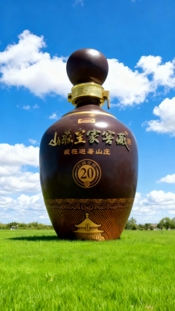 玻璃鋼仿真酒瓶雕塑 (3)