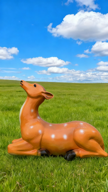 玻璃鋼仿真梅花鹿雕塑 (13)