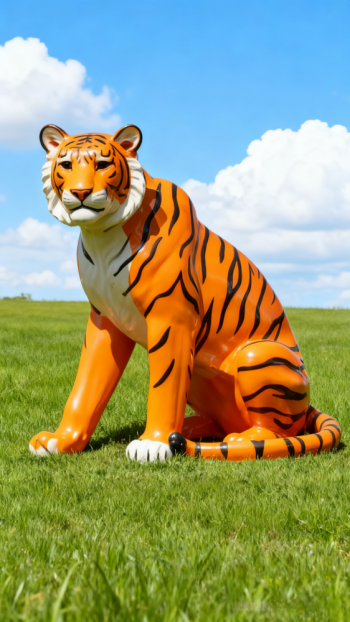 玻璃鋼仿真老虎雕塑 (13)