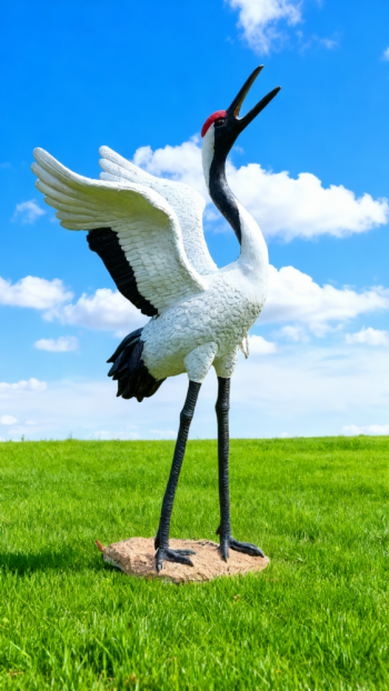 玻璃鋼仿真仙鶴雕塑 (19)