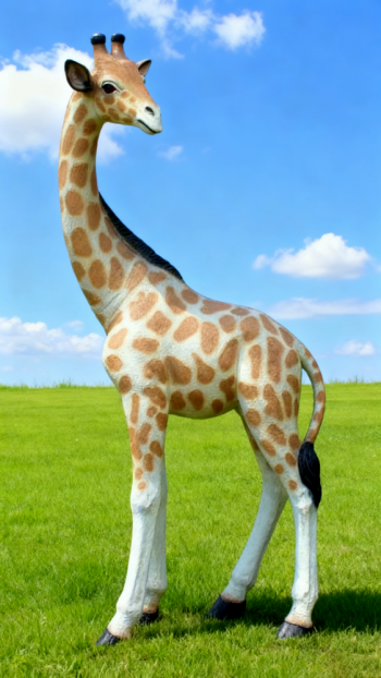 玻璃鋼仿真長頸鹿雕塑 (6)