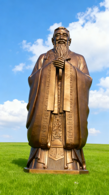 玻璃鋼孔子雕塑 (7)