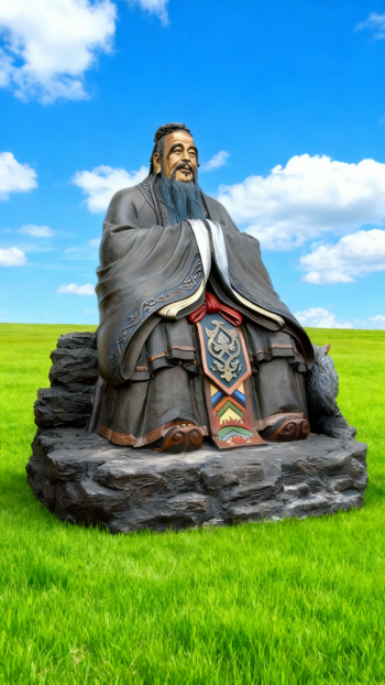 玻璃鋼孔子雕塑 (19)