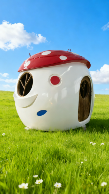 玻璃鋼卡通蘑菇屋 (8)