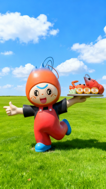 玻璃鋼龍蝦雕塑 (10)