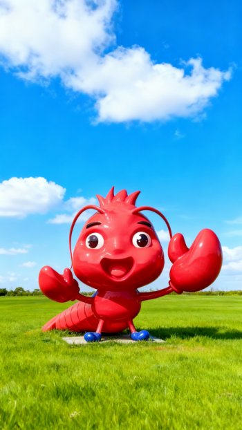 玻璃鋼龍蝦雕塑 (13)