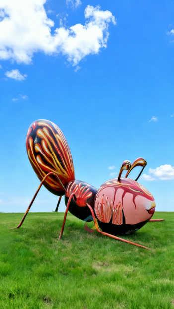 玻璃鋼螞蟻雕塑 (6)