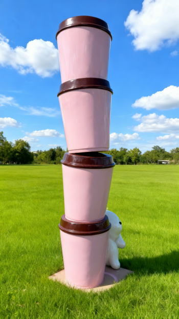 玻璃鋼仿真奶茶杯雕塑 (9)
