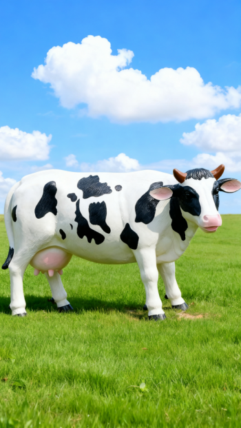 玻璃鋼奶牛雕塑 (19)