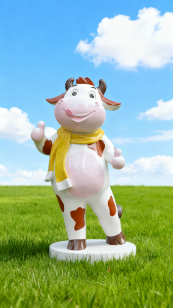 玻璃鋼奶牛雕塑 (24)