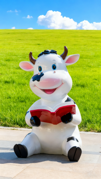 玻璃鋼奶牛雕塑 (28)