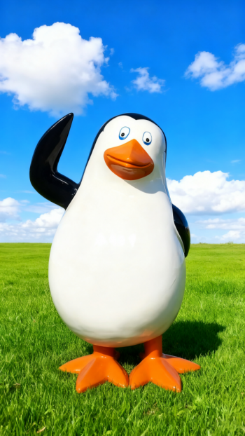 玻璃鋼企鵝雕塑 (7)