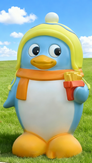 玻璃鋼企鵝雕塑 (16)