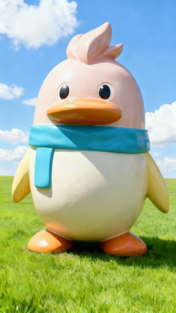 玻璃鋼企鵝雕塑 (19)