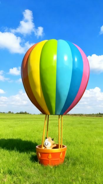 玻璃鋼熱氣球雕塑 (5)