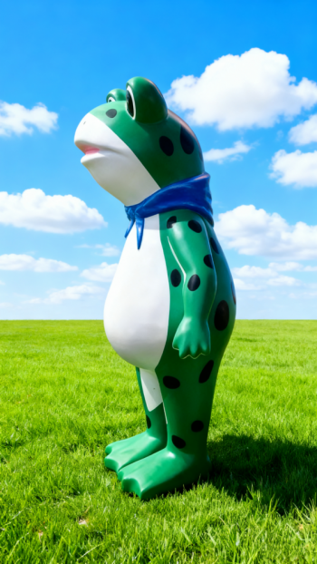 玻璃鋼青蛙雕塑 (5)