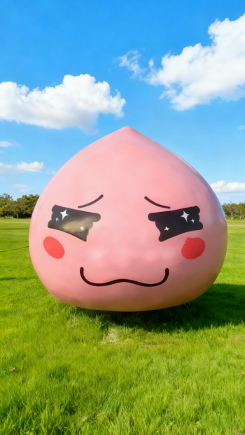 玻璃鋼桃子雕塑 (6)