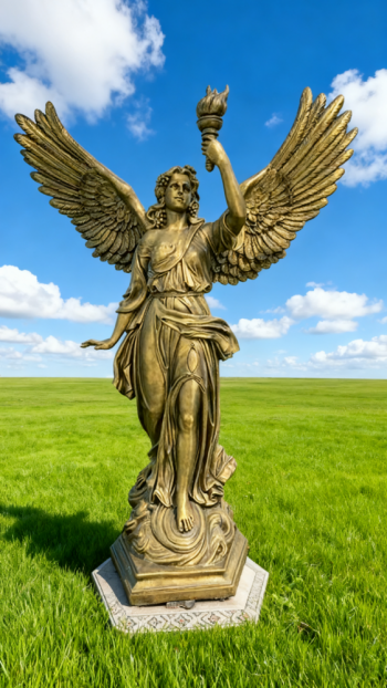 玻璃鋼天使雕塑 (16)