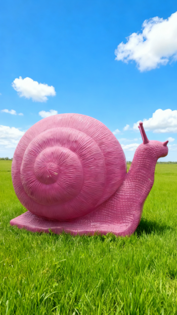 玻璃鋼蝸牛雕塑 (5)