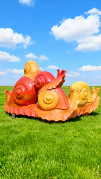 玻璃鋼蝸牛雕塑 (8)