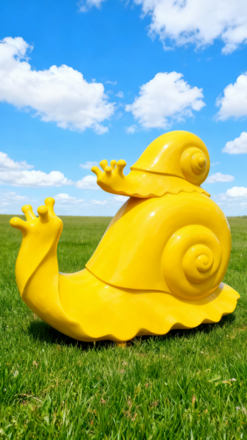 玻璃鋼蝸牛雕塑 (10)