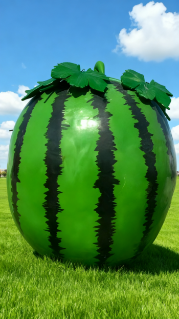 玻璃鋼西瓜雕塑 (14)