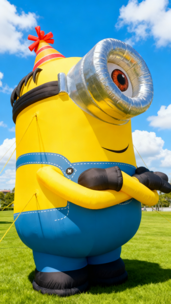 卡通小黃人雕塑 (16)