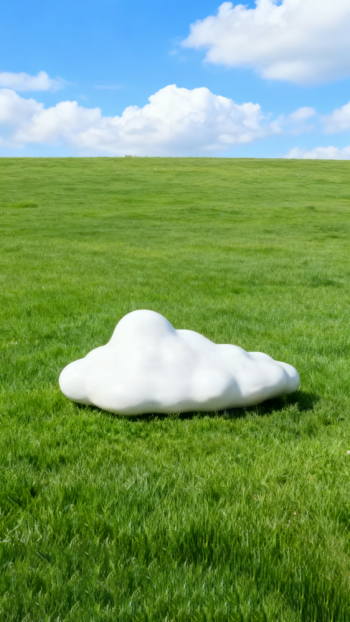 玻璃鋼云朵雕塑 (4)