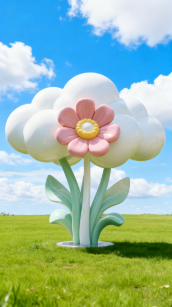 玻璃鋼云朵雕塑 (13)