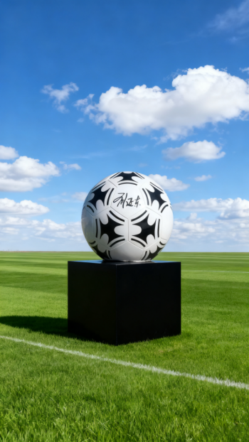 玻璃鋼足球雕塑 (7)