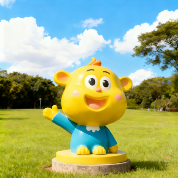 玻璃鋼卡通小熊雕塑