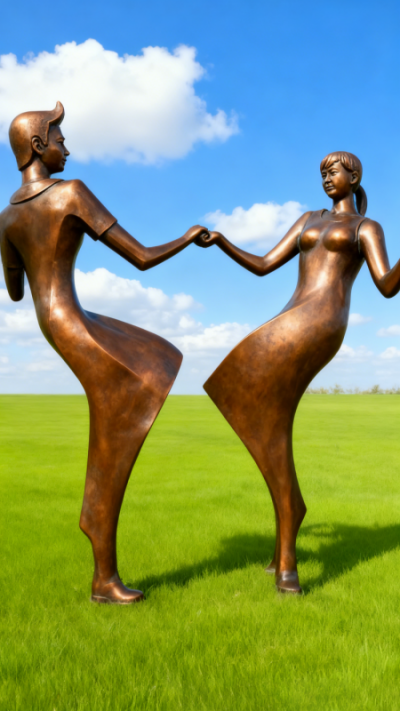 情侶人物雕塑 (7)