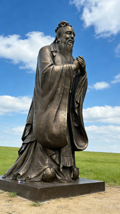 孔子銅雕塑 (3)