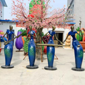 梅蘭竹菊吹拉彈唱 玻璃鋼