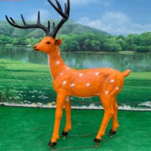 仿真梅花鹿玻璃鋼