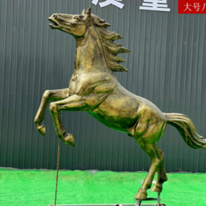 仿銅八駿馬2 玻璃鋼
