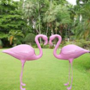 玻璃鋼抽象火烈鳥