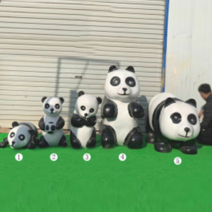 熊貓組合1 玻璃鋼