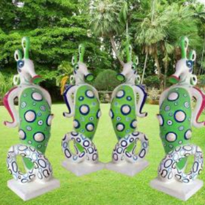 海馬 玻璃鋼彩繪