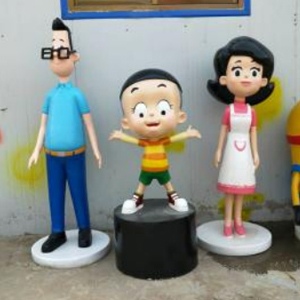 大頭兒子小頭爸爸 玻璃鋼