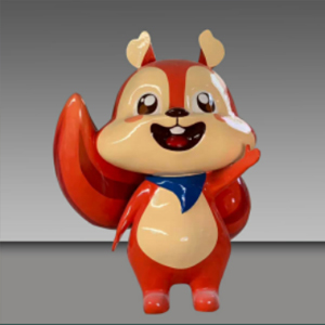 卡通松鼠 玻璃鋼