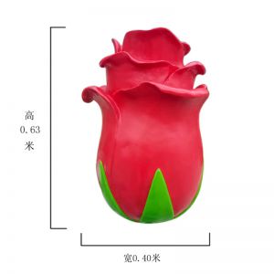 玻璃鋼仿真玫瑰花