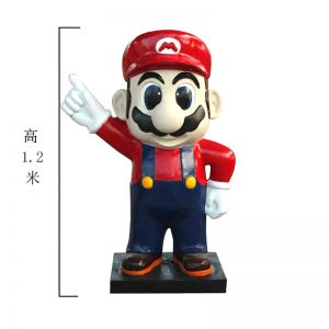 卡通玻璃鋼馬里奧