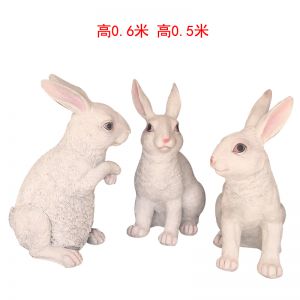 玻璃鋼仿真兔子