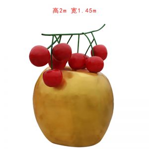 玻璃鋼蘋果仿真櫻桃