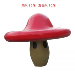 玻璃鋼卡通蘑菇屋